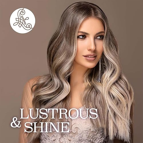 Miniatura 5 de Luseta - Acondicionador plateado iluminador de color para cabello plateado y gris, neutraliza los tonos cobrizos y amarillos, nutre las puntas