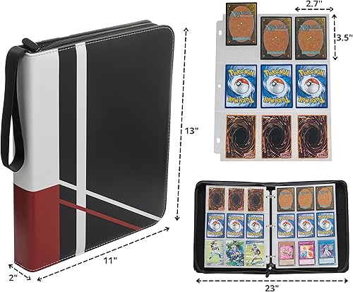 Miniatura 2 de BFX Carpeta de tarjetas intercambiables, álbum de transporte, libro de soporte para tarjetas fotográficas Kpop, carpeta de 3 anillos con 720 fundas