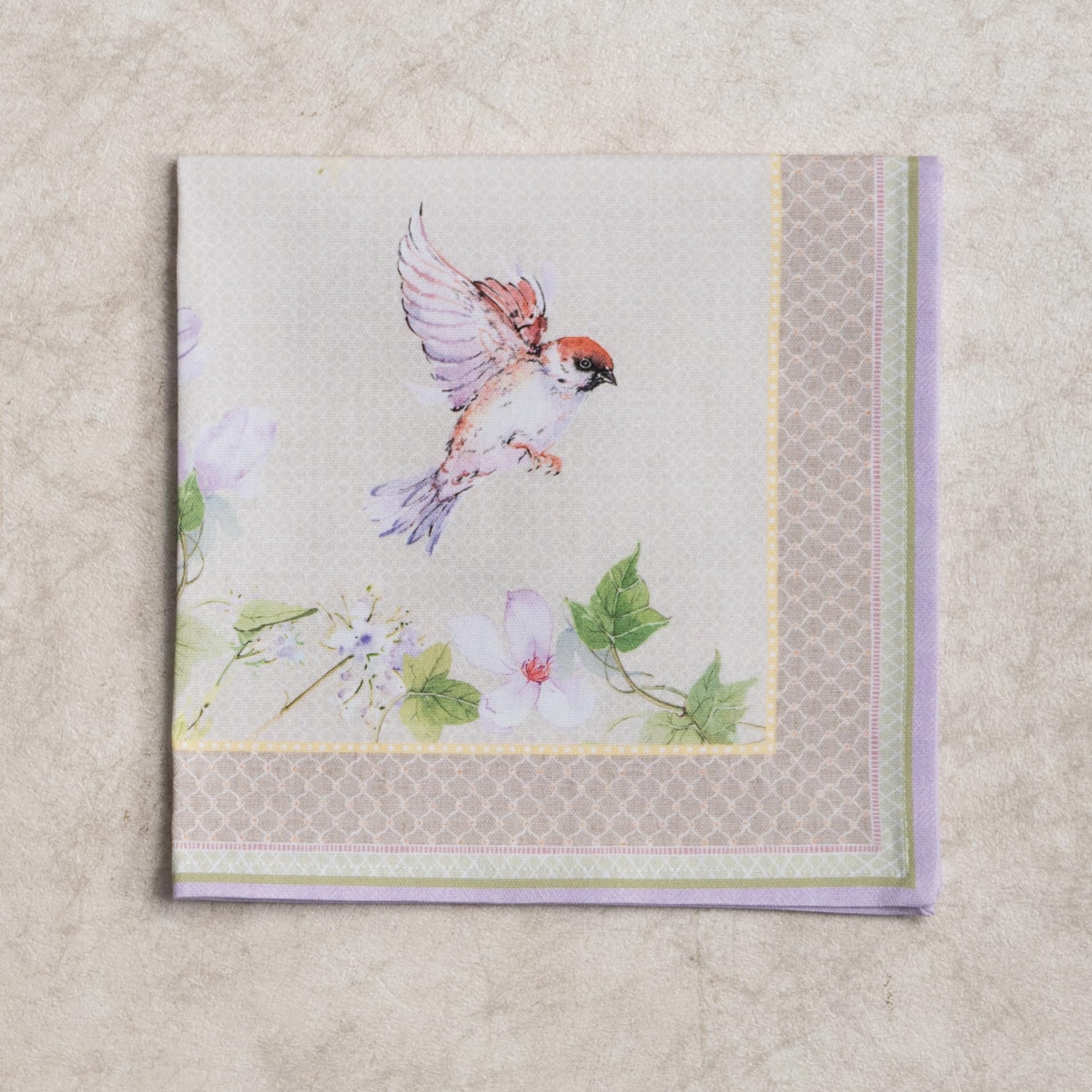 Maison d' Hermine Cloth Napkins Set of 4 100% Cotton Everyday Reusable Square Napkins Cloth Washable Dinner Party Wedding Restaurant Gifts for Mothers Day (Magnolia Mornings - Image 2