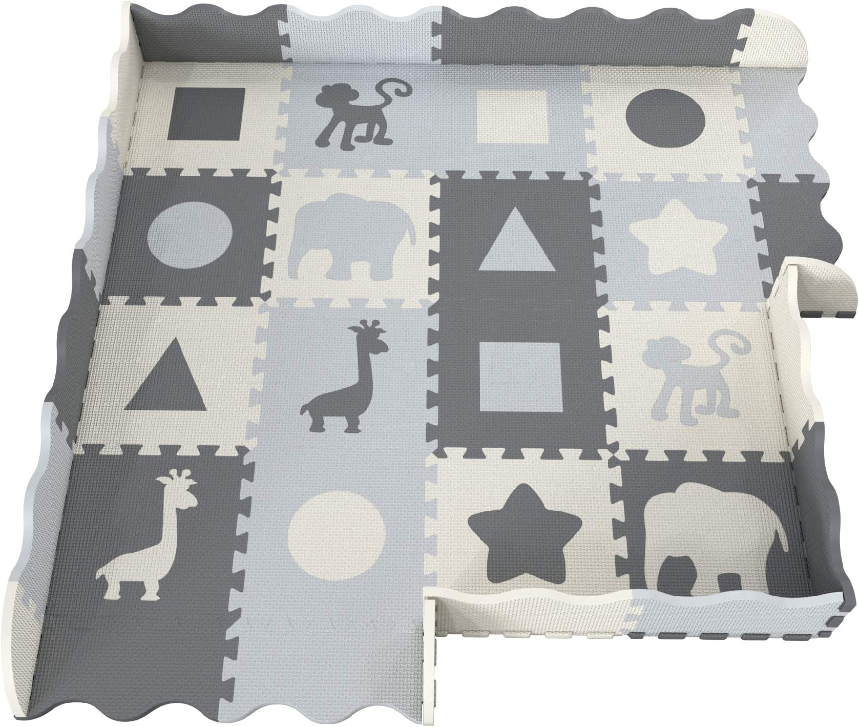 Soft Foam Baby Play Mat | Perfect Playmat for Tummy Time & Crawling - Extra Thick Padded Tiles Protect Infants & Toddlers from Hard Floors - with a Clean, Modern Design You'll Want to Show Off