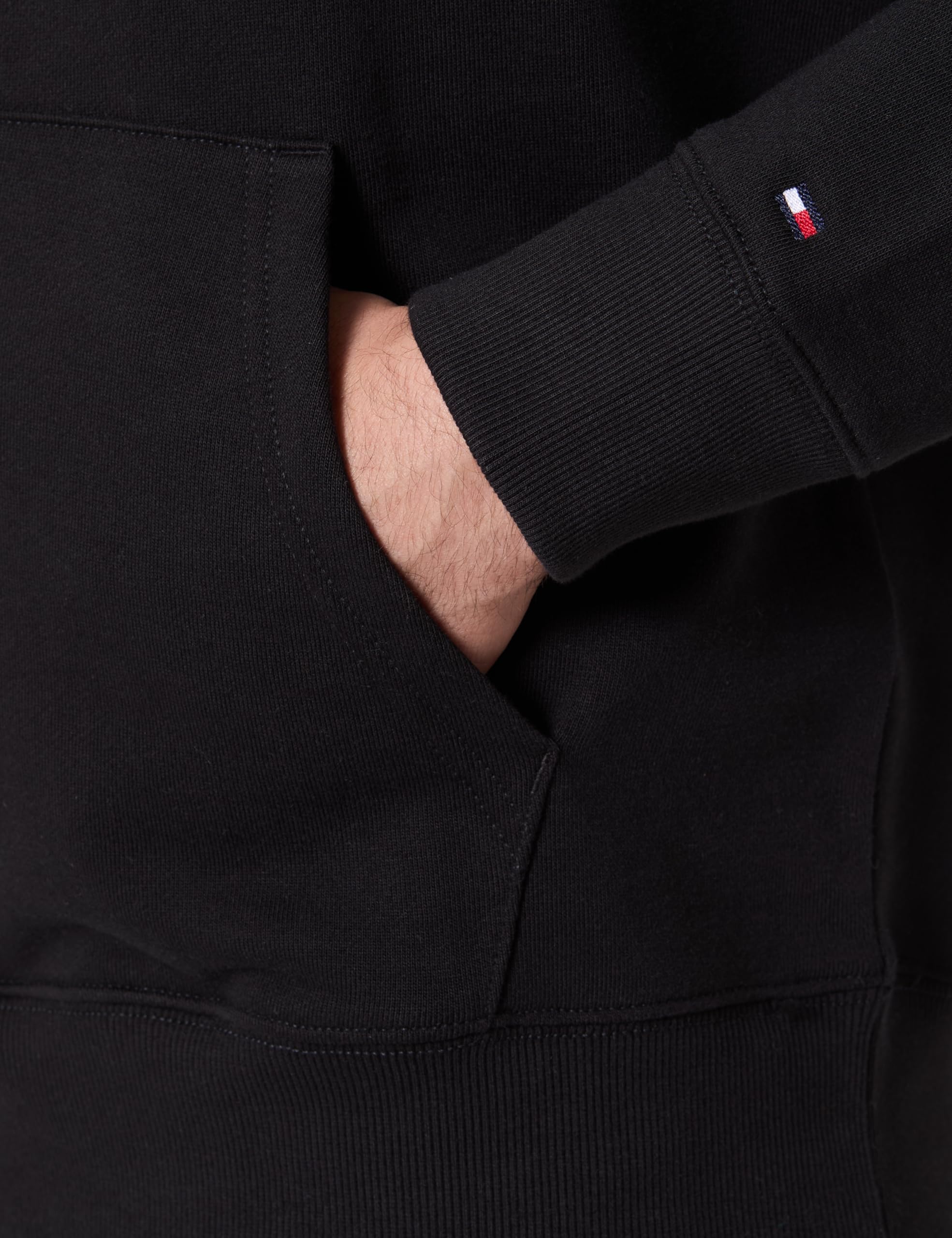 Tommy Hilfiger Hoodie Hombre Flag Script con Capucha