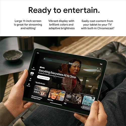 Miniatura 5 de Google Pixel Tablet - Tablet Android con pantalla de 11 pulgadas y batería de larga duración - Hazel - 8 GB RAM - 256 GB