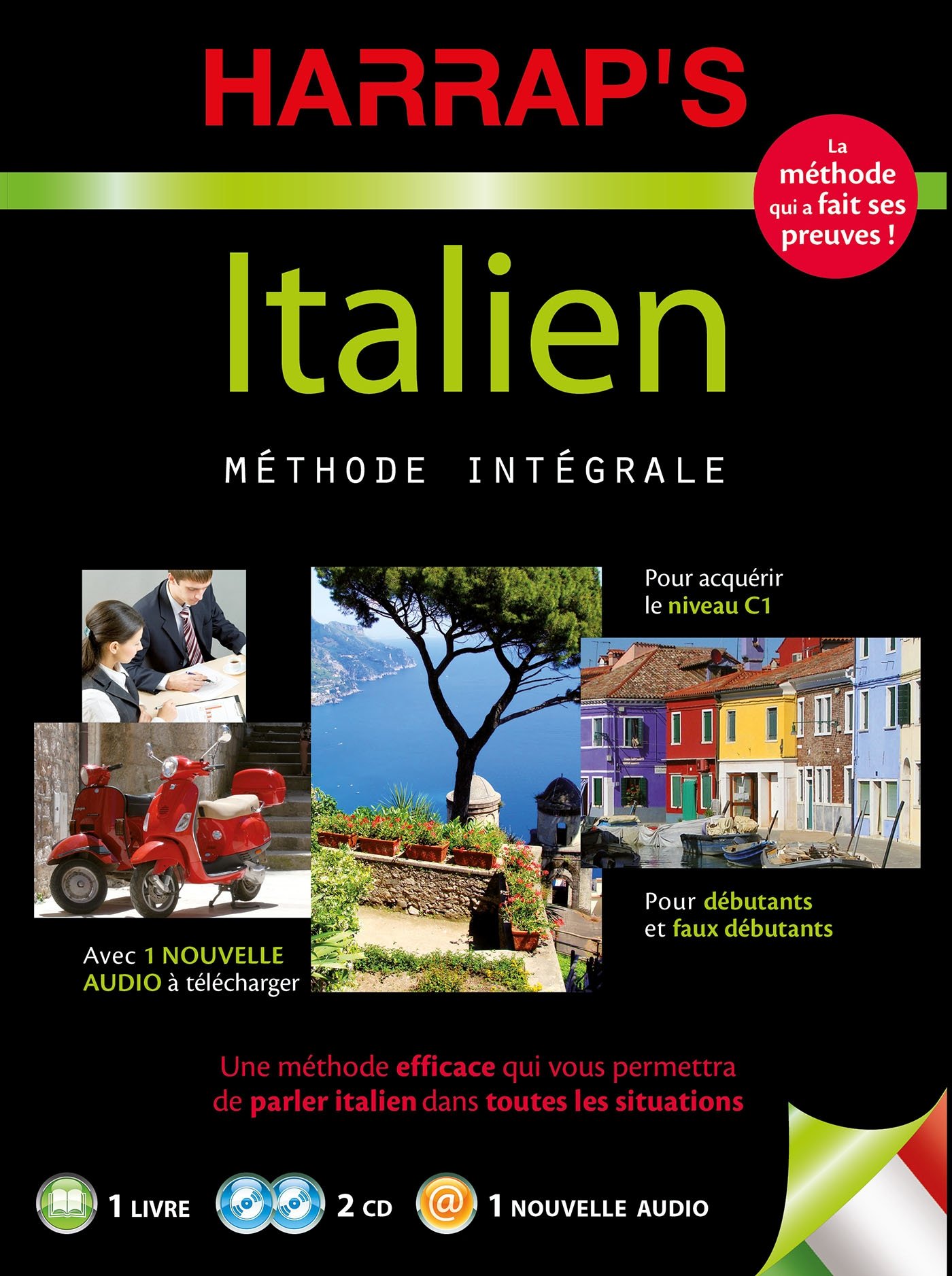 Harrap's Méthode Intégrale italien 2CD + livre: Contient 1 livre et une nouvelle audio à télécharger