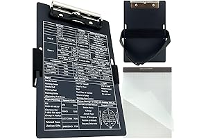 Pilot Kneeboard Aviation Metal Clipboard