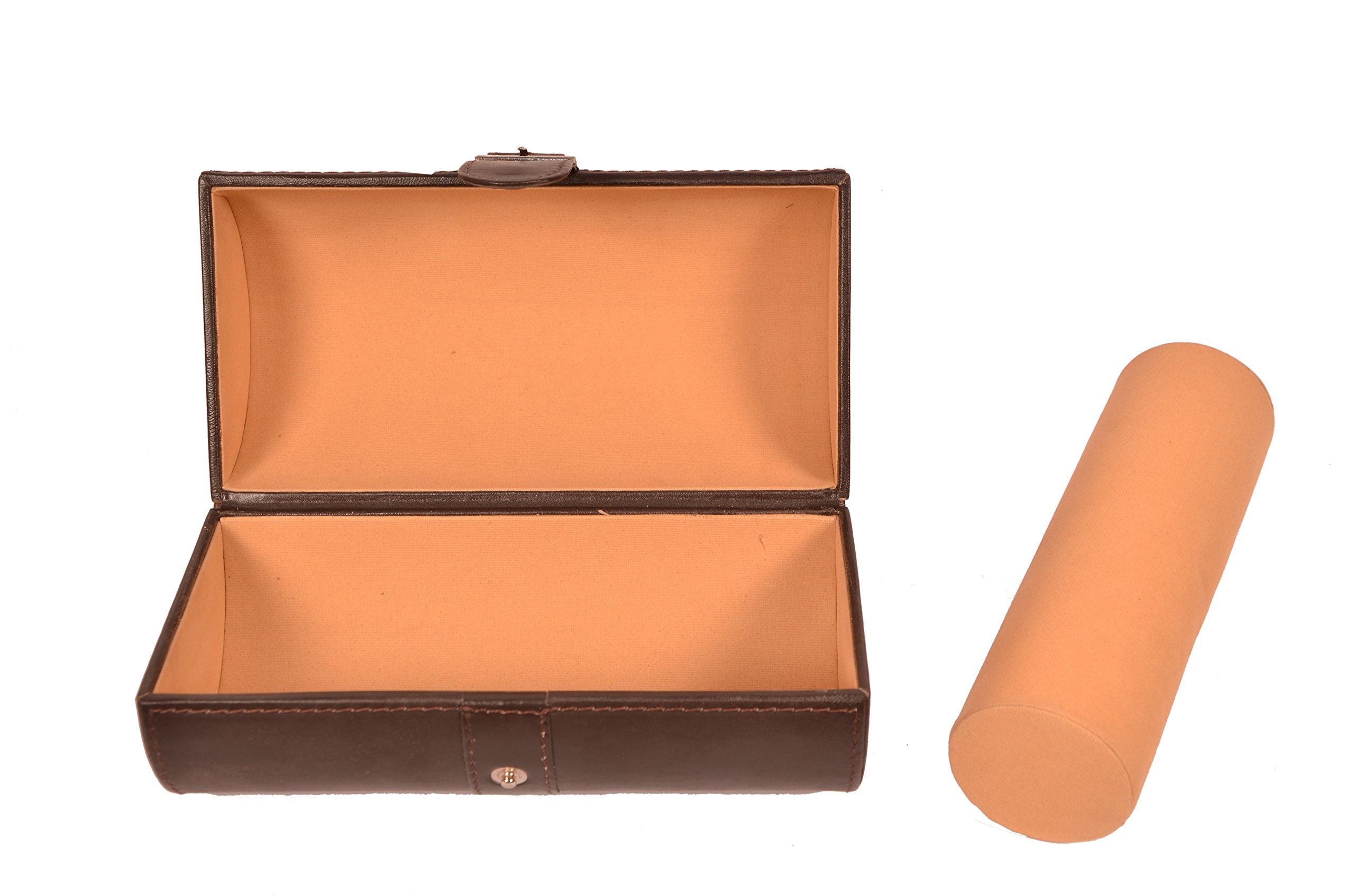 ZINT WATCH CASE GENUINE LEATHER TRAVEL JEWELRY BOX BRACELET ORGANIZER (B07DHHR674) Amazon Price History, Amazon Price Tracker