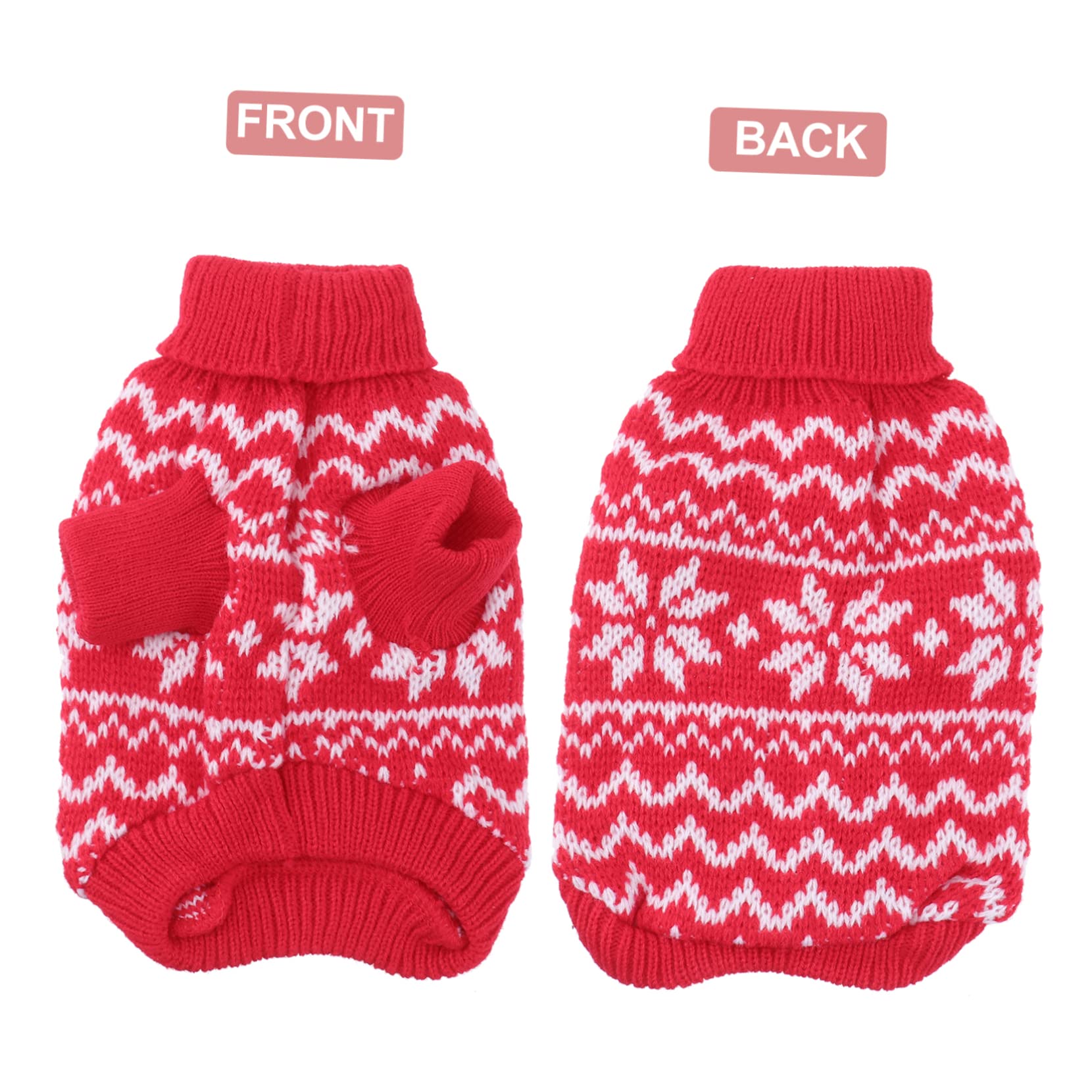 Amosfun 3st Hundepullover Weihnachtshaustier Weihnachtspullover Für Hunde Weihnachtsfeier Katzenkostü Hunde-Weihnachts-Outfit Hundeweihnachtspullover Halloween Winterkleidung