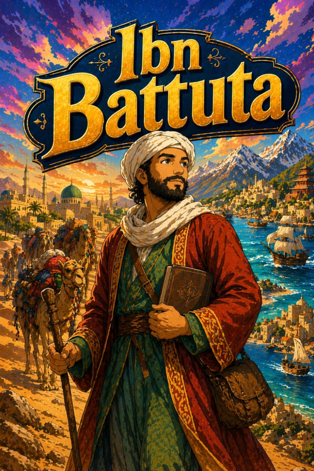 Ibn Battuta: Great Explorer Travel Adventure Journey Discovery World Story Biography (Icons of History Manga)