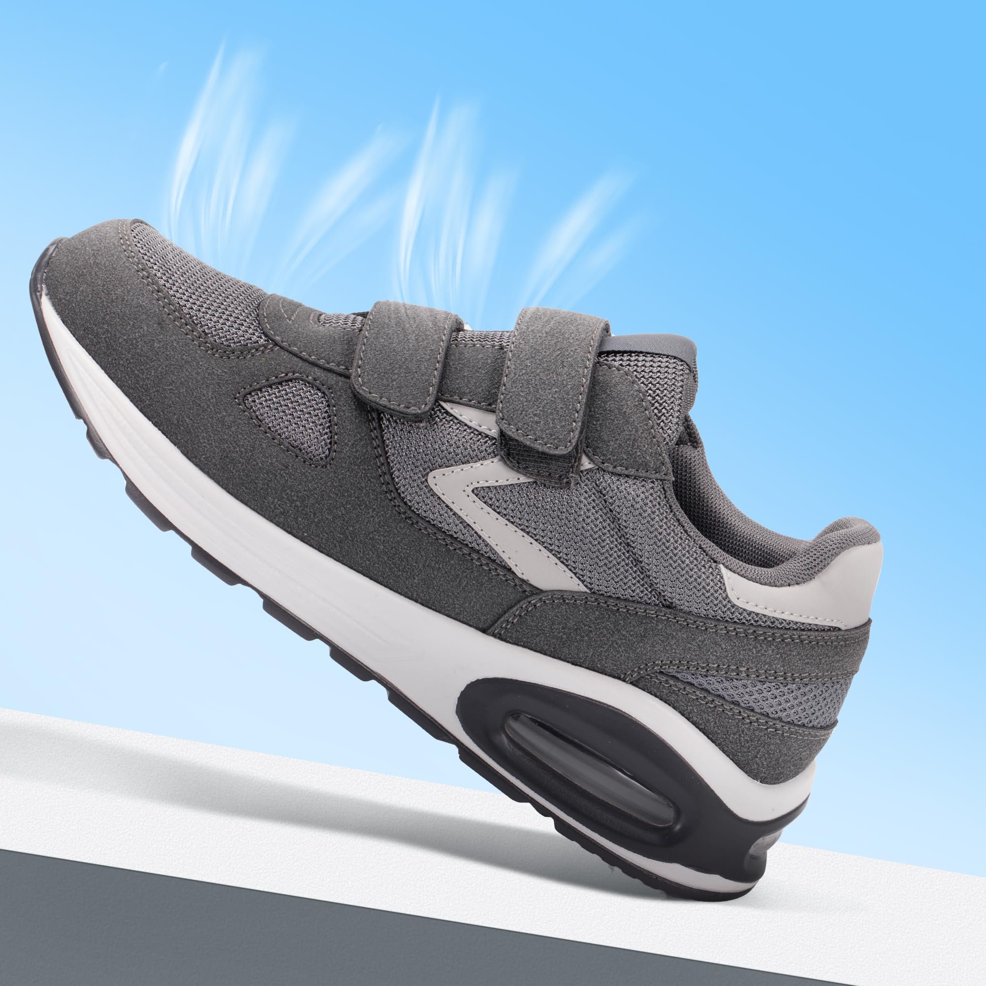 JOMIX Chaussures Sport Hommes Basket Mode Homme avec Scratch Légères Confortables pour Fitness Gym Outdoor Casual