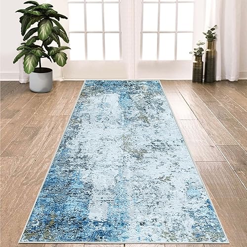 Miniatura 1 de Alfombra suave para pasillos, alfombra abstracta moderna para decoración del hogar, para sala de estar, cocina, lavandería, puerta y dormitorio