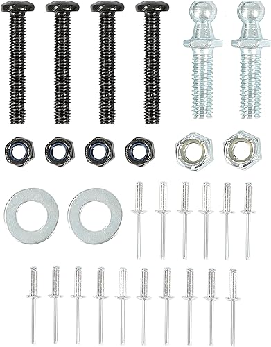 Miniatura 8 de Kojem Parabrisas plegable compatible con Yamaha Viking VI 2014-2022 Yamaha Viking 700 2015-2022, parabrisas transparente