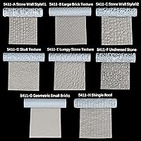 Vista 4 de Rodillo de textura de alto detalle: perfecto para modelado de arcilla, espuma y arcilla polimérica, construcción de terrenos de juegos de mesa