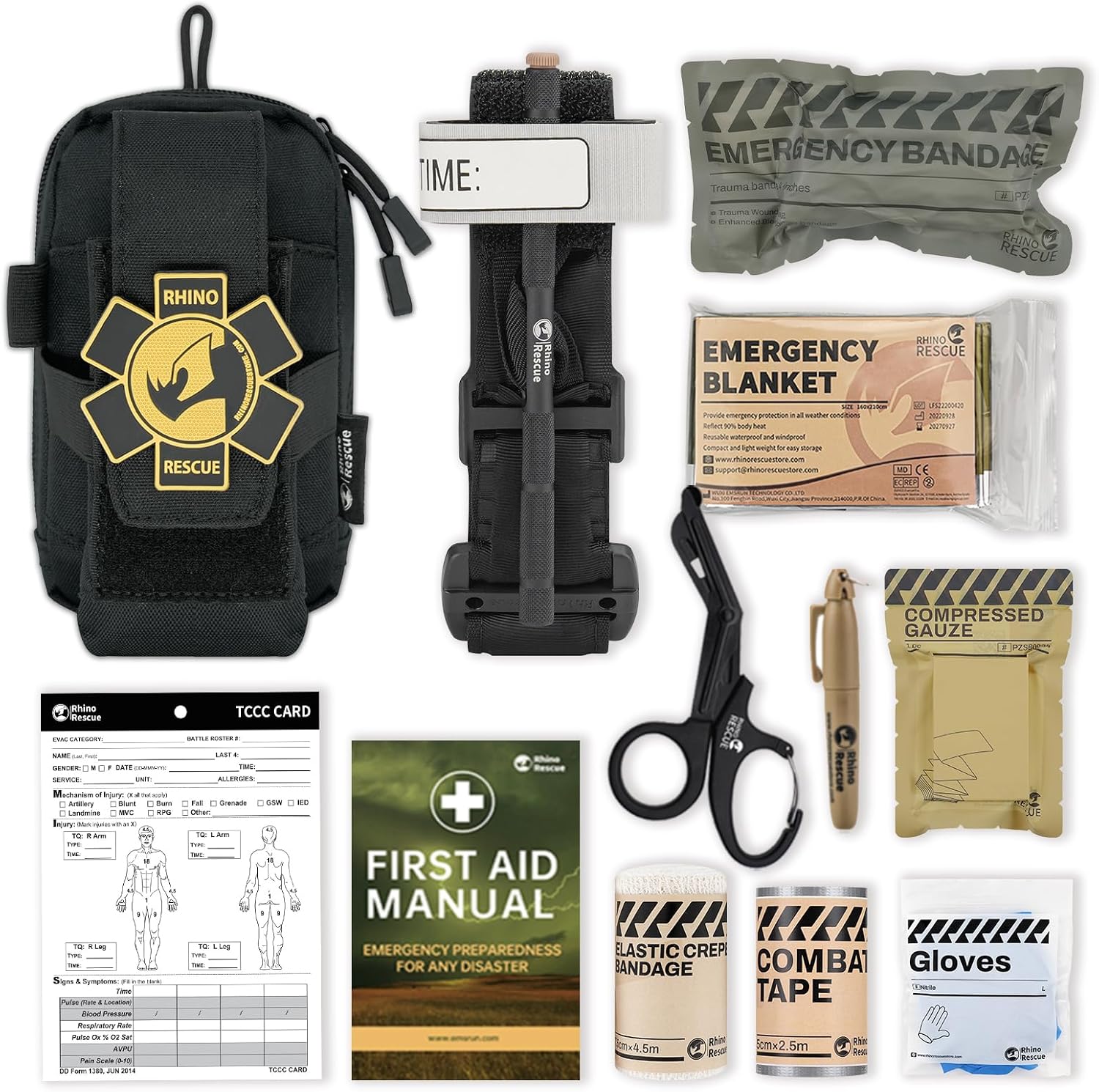 RHINO RESCUE EDC IFAK - Kit de trauma Molle