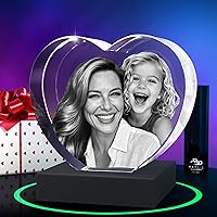 Vista 17 de ArtPix 3D Foto de cristal de alta calidad, personalizada para mamá, mujer, esposa, ella, él, hombres, abuela, regalo personalizado con tu propia