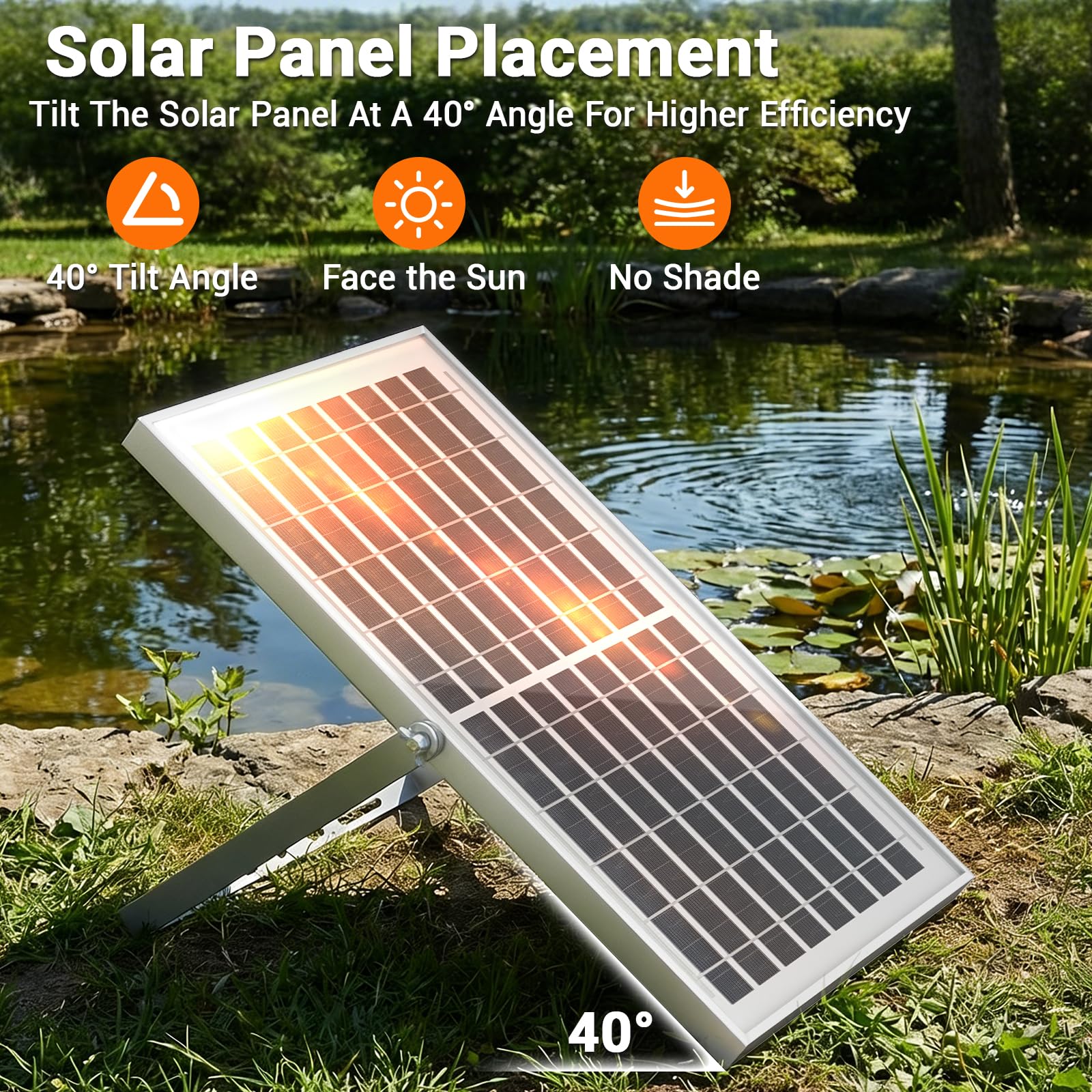Bombas Solares De Fuente Solar Para Exteriores, Bomba De Estanque, 9V10W Bomba De OxíGeno Solar Para Estanques, Acuarios, Bombas De Aire Para Estanque De OxíGeno