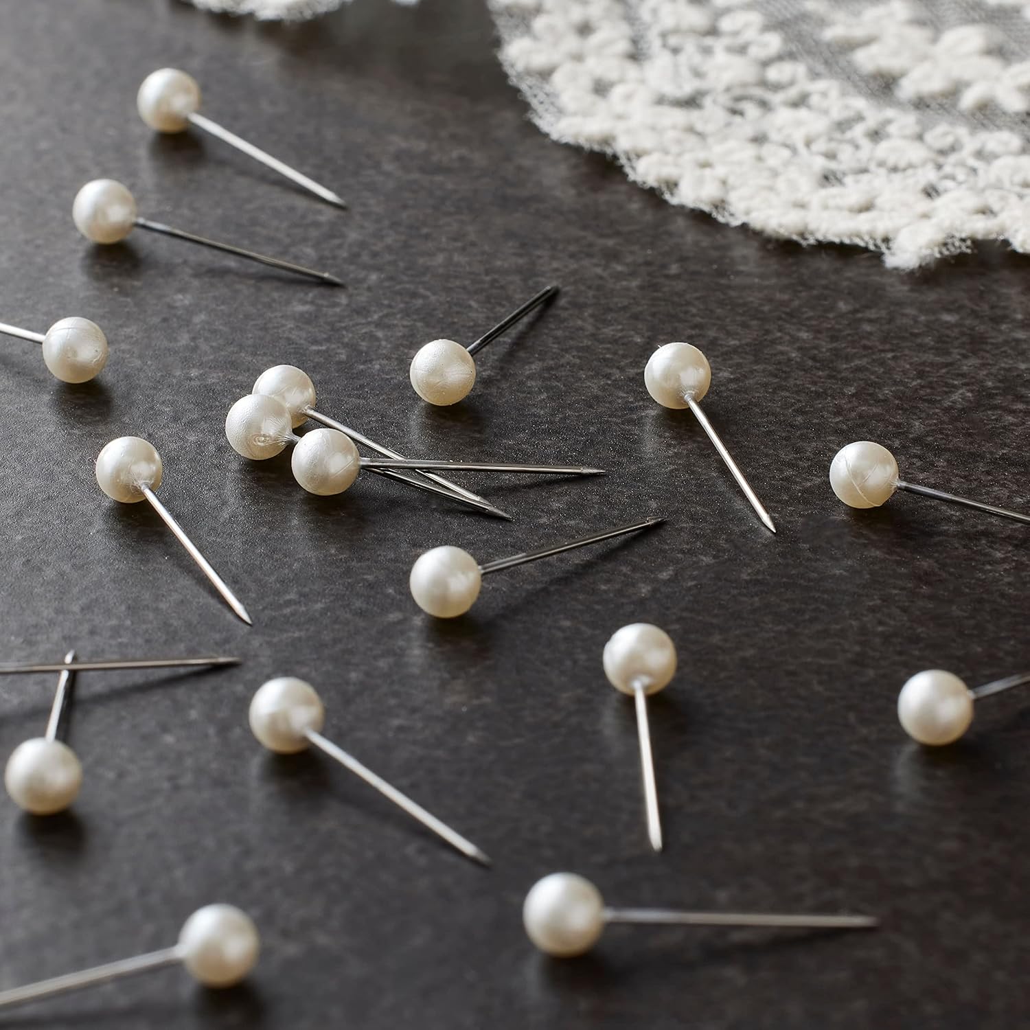 Loops & Threads Petite Pearlized Pins, 12 Packs: 75 ct. (900 Total)