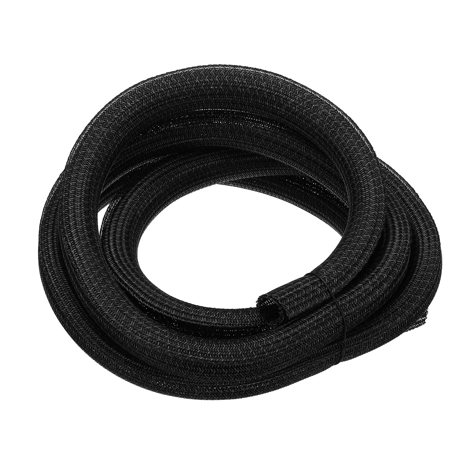 QUARKZMAN Funda Trenzada Autocierre De 1-1/2" 3 M Negro con Abertura