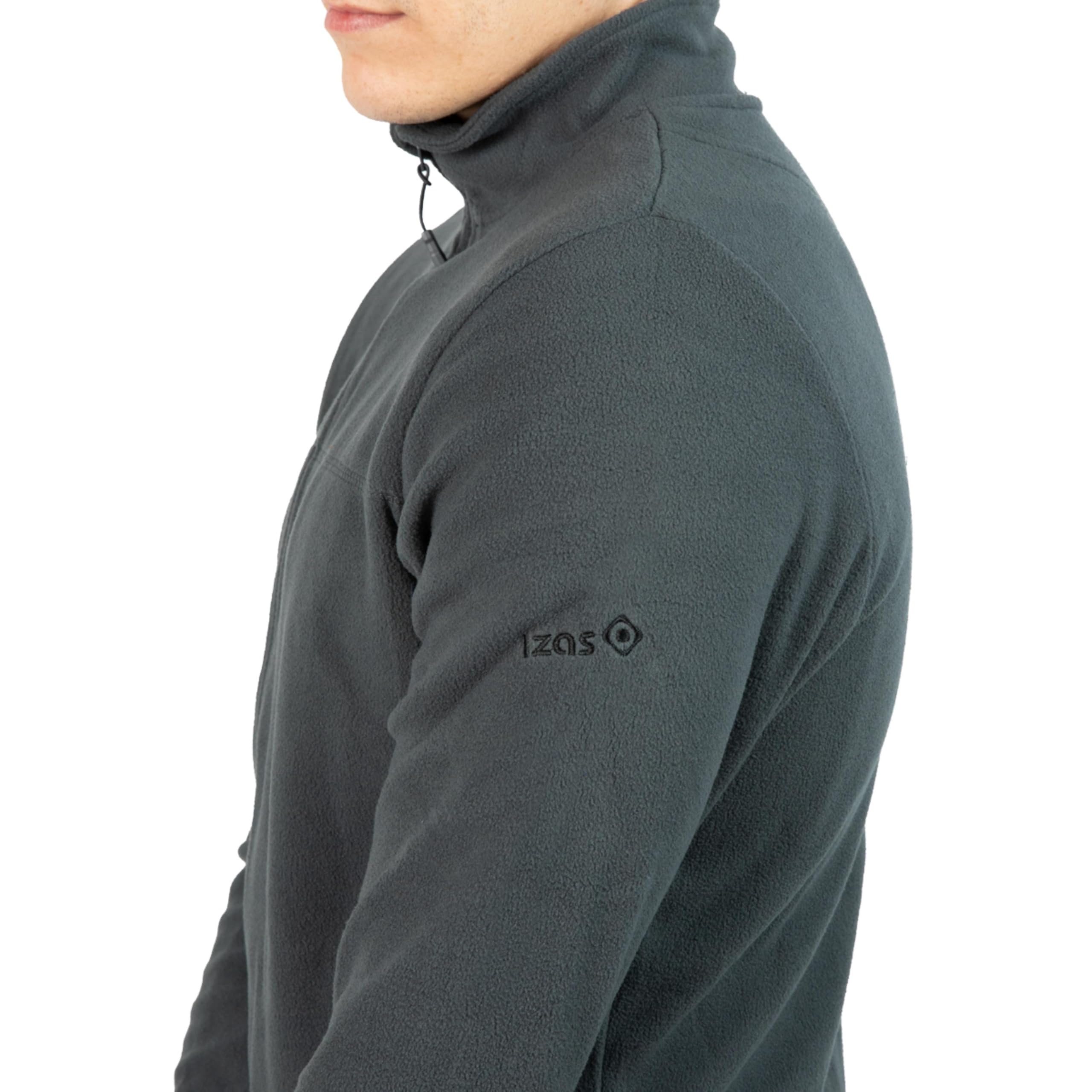 Idel - Suéter de Invierno para Hombre - Chaqueta Polar con Cuello Alto y Cremallera - Ligero y de Secado Rápido - Ideal para Actividades al Aire Libre - Amarillo - Manga Larga - Regular - S - 6XL