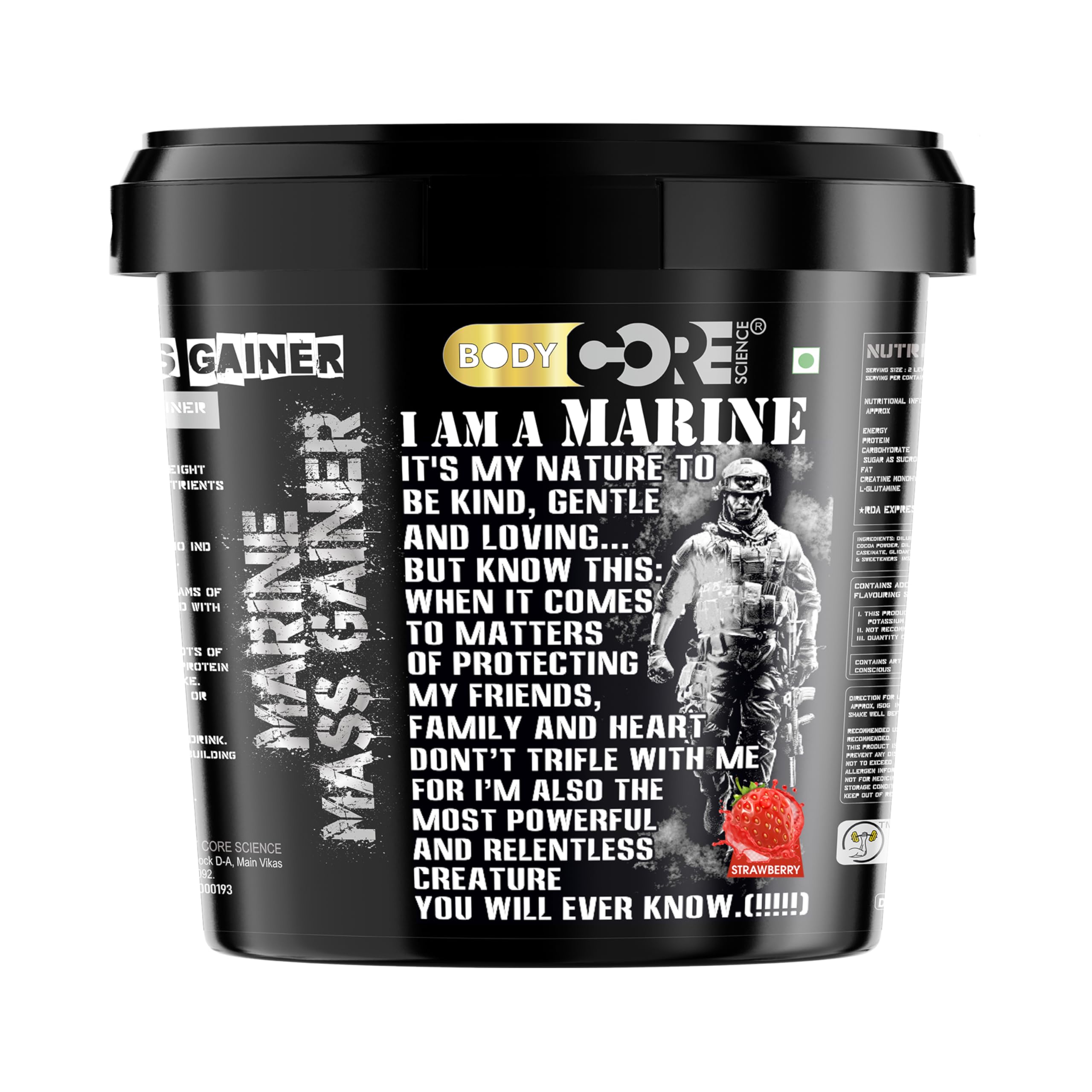 Body Core Science Marine Mass Gainer-5Kg (Strawberry) | Weight Gainer (B09B7QBLP2) Amazon Price History, Amazon Price Tracker