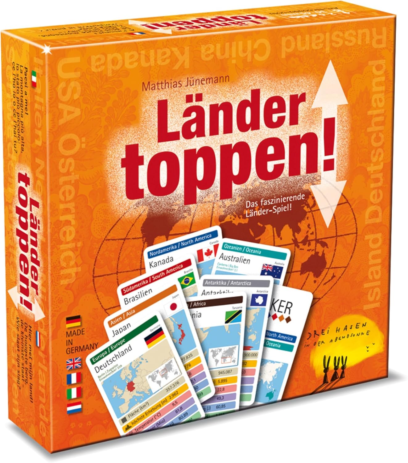 DREI Hasen in der Abendsonne 608880018 Länder toppen Amazon.de