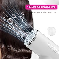 LESCOLTON Ionos Hajszárító 110000 RPM LED Kijelzővel Hőmérséklet Szabályozás Fehér 5