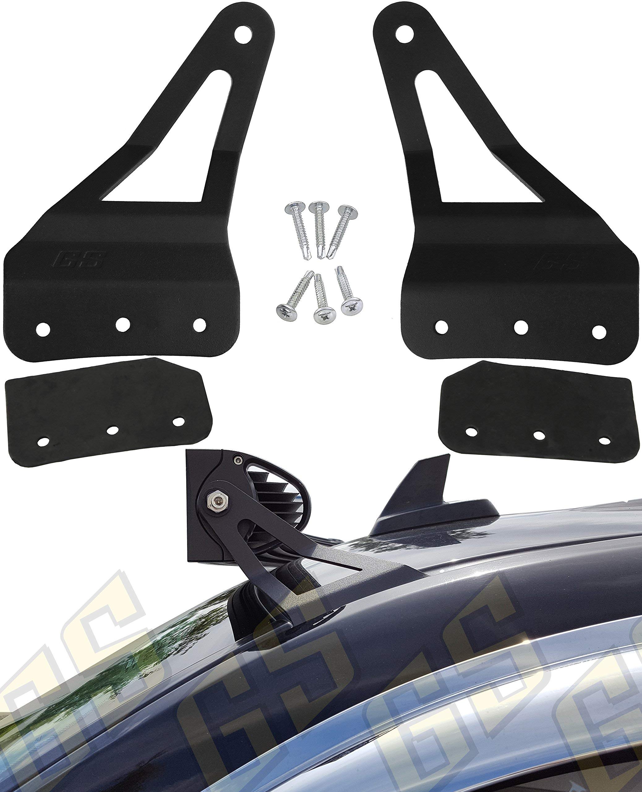 LED Light Mount | Upper Windshield | 50" Curved | Chevy/GMC 1500 (14-18 & Classic