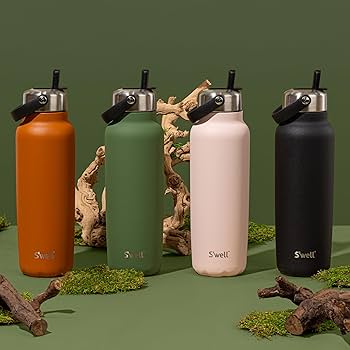 Amazon.com: S'well Recycled Stainless Steel Explorer with Flip