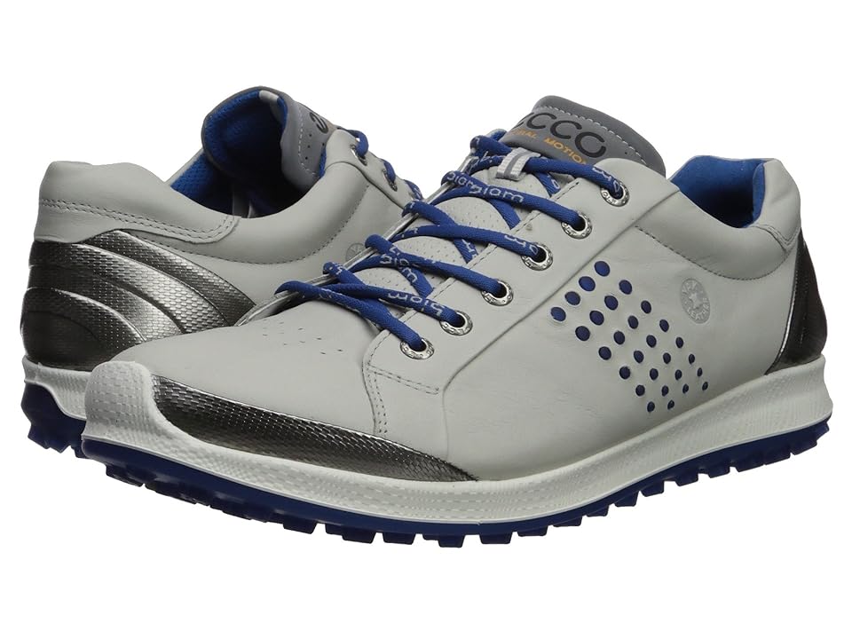 

ECCO Golf Biom Hybrid 2 Hydromax(r) (Concrete/Royal) Men's Golf Shoes, Gray