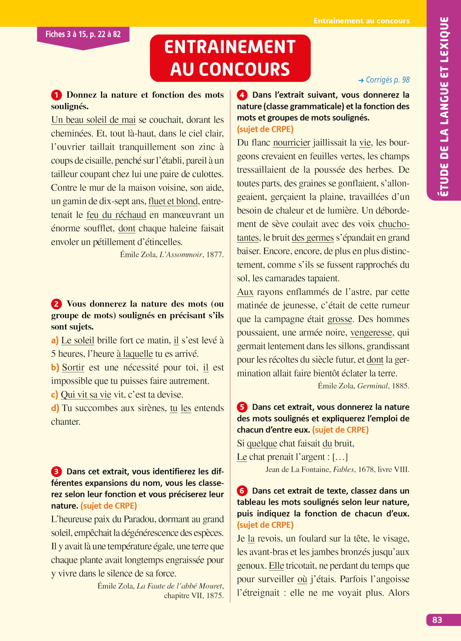 Objectif CRPE 2026 - 2027 - Français - épreuve écrite d'admissibilité M2/L3