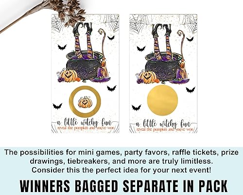 Miniatura 4 de Witchy - Tarjetas raspadas, juegos de fiesta para bodas, duchas y eventos para adultos (paquete de 30)