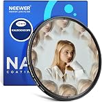 NEEWER 82mm Spiral Halo Camera Lens Filter, Prism K9 Optical Glass Special Effects Filter Photography Camera Lens Accessories with Tunnel Vision Warped Circular Halo Frame Effect