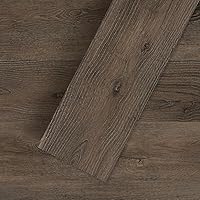 Vista 10 de MULGREAT Azulejos de piso adhesivos, paquete de 5 muestras de piso de vinilo impermeable, piso de lujo autoadhesivo con aspecto de madera