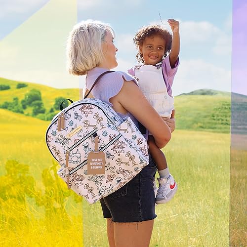 Vista 6 de Petunia Pickle Bottom Mochila Ace Bolsa de pañales Mochila para padres, Pixar Playday, Mochila Ace