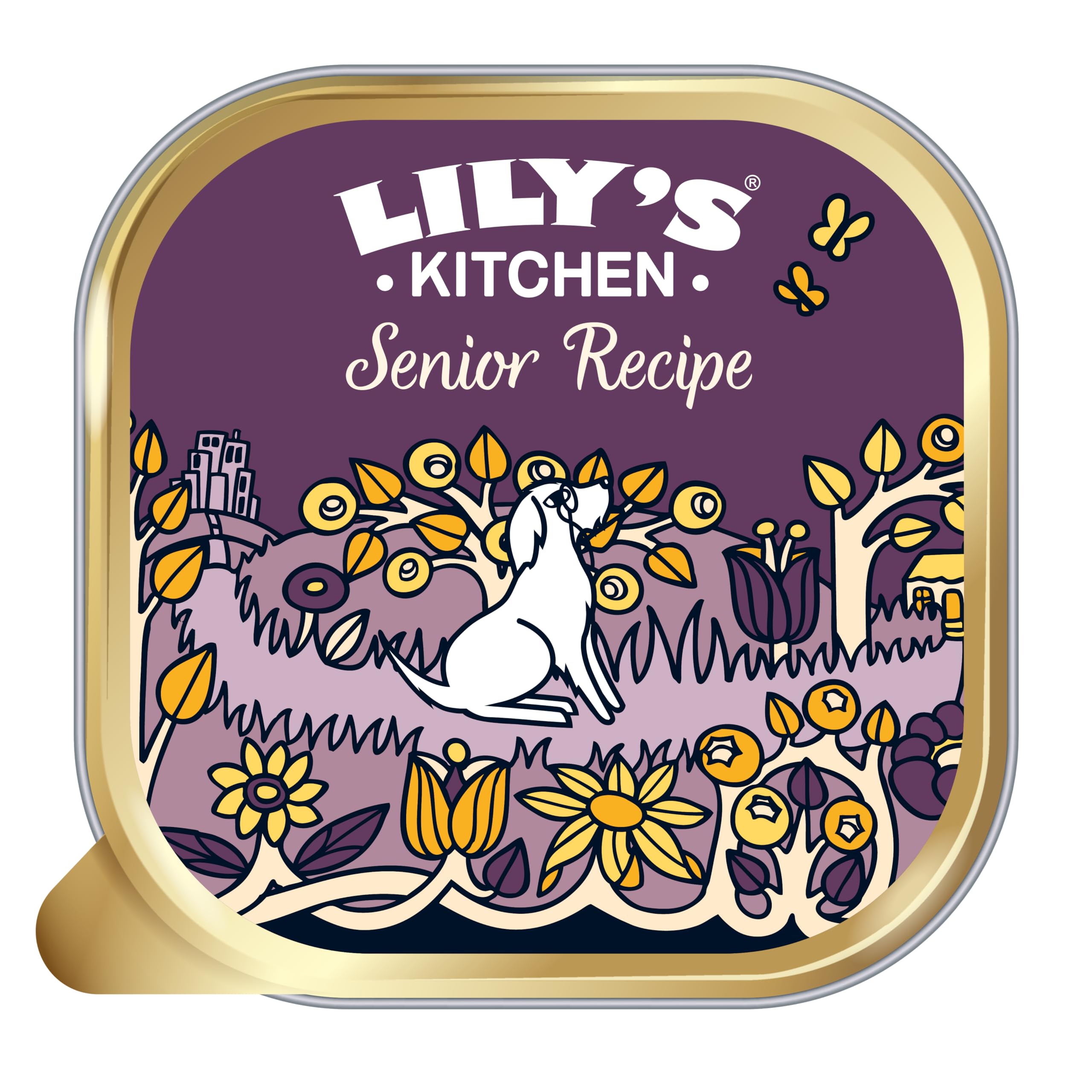 Lily's Kitchen Natural Senior Dog Food Wet Trays - Senior Recipe with Chicken - Complete Meal Recipes (12 Trays x 150g) โ image 1