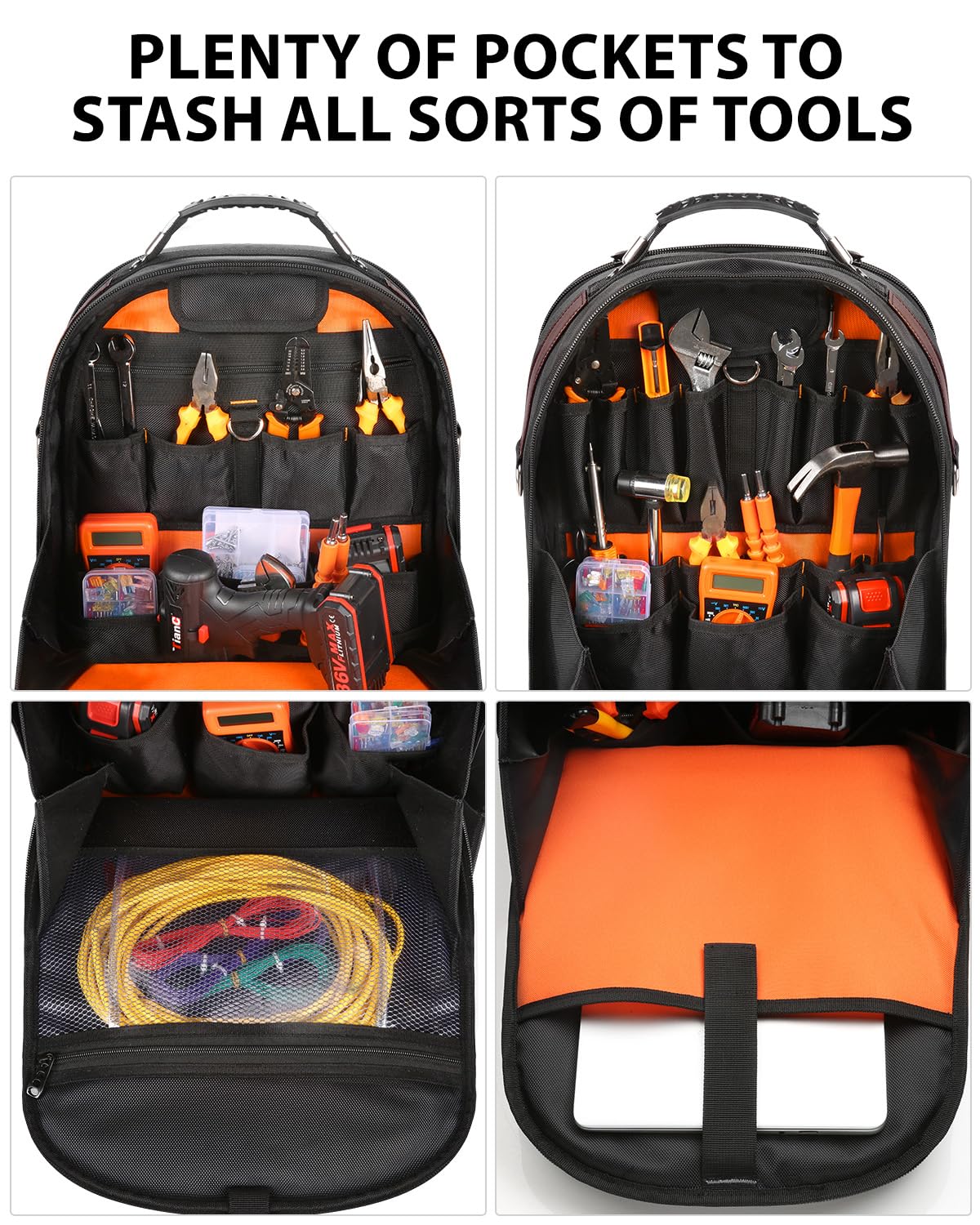 Sac à dos à outils robuste