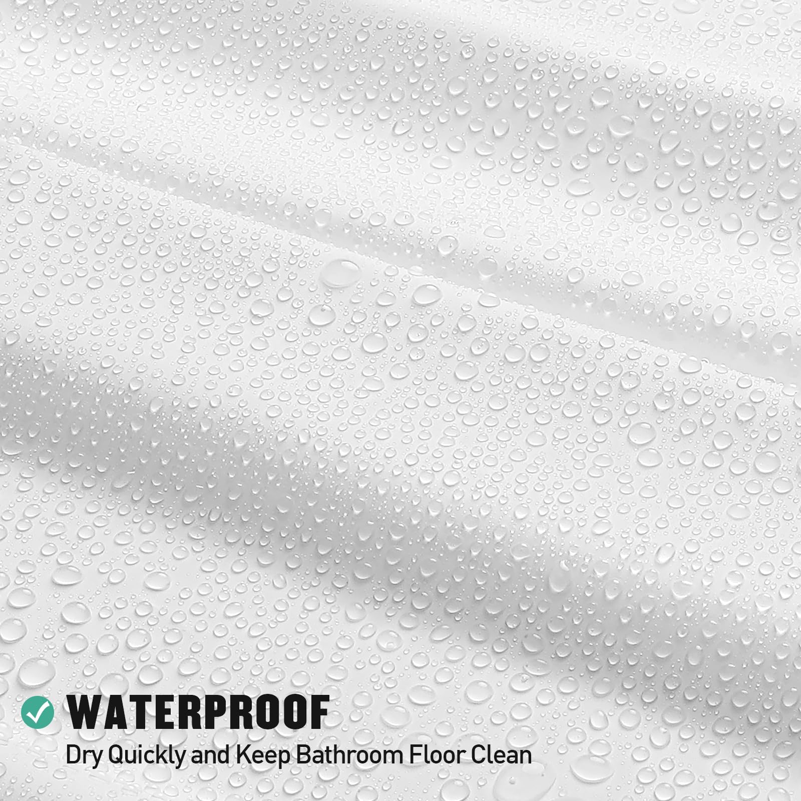 The 5 Best Shower Curtains Under $20 in 2026 3 MitoVilla White Peva Shower Curtain Liner, Simple Plastic Shower Curtains Liner — product photo