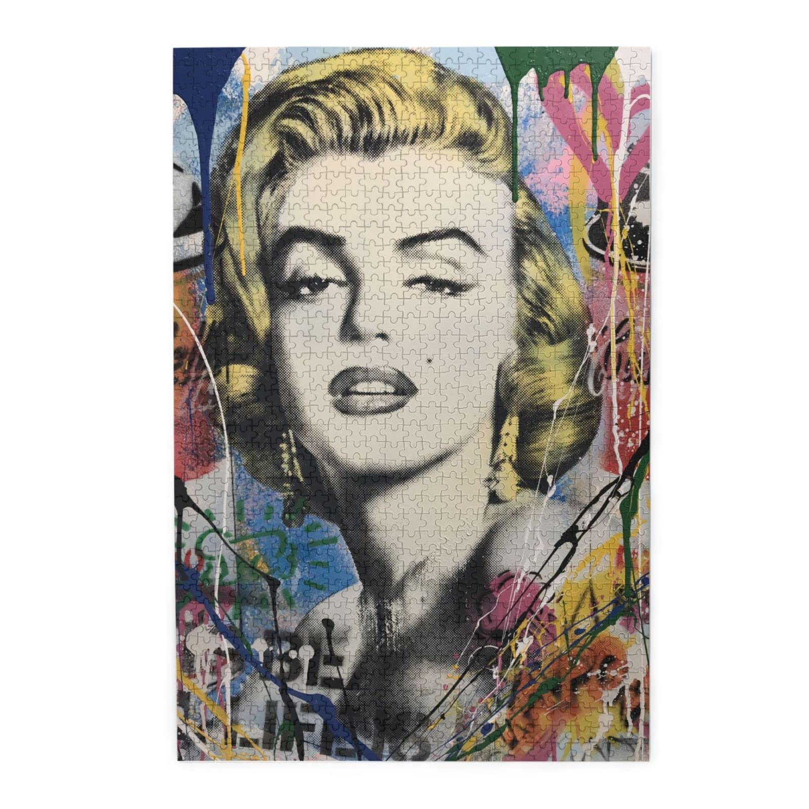 Amazon.co.jp: ジグソーパズル 木製パズル 1000ピース マリリン