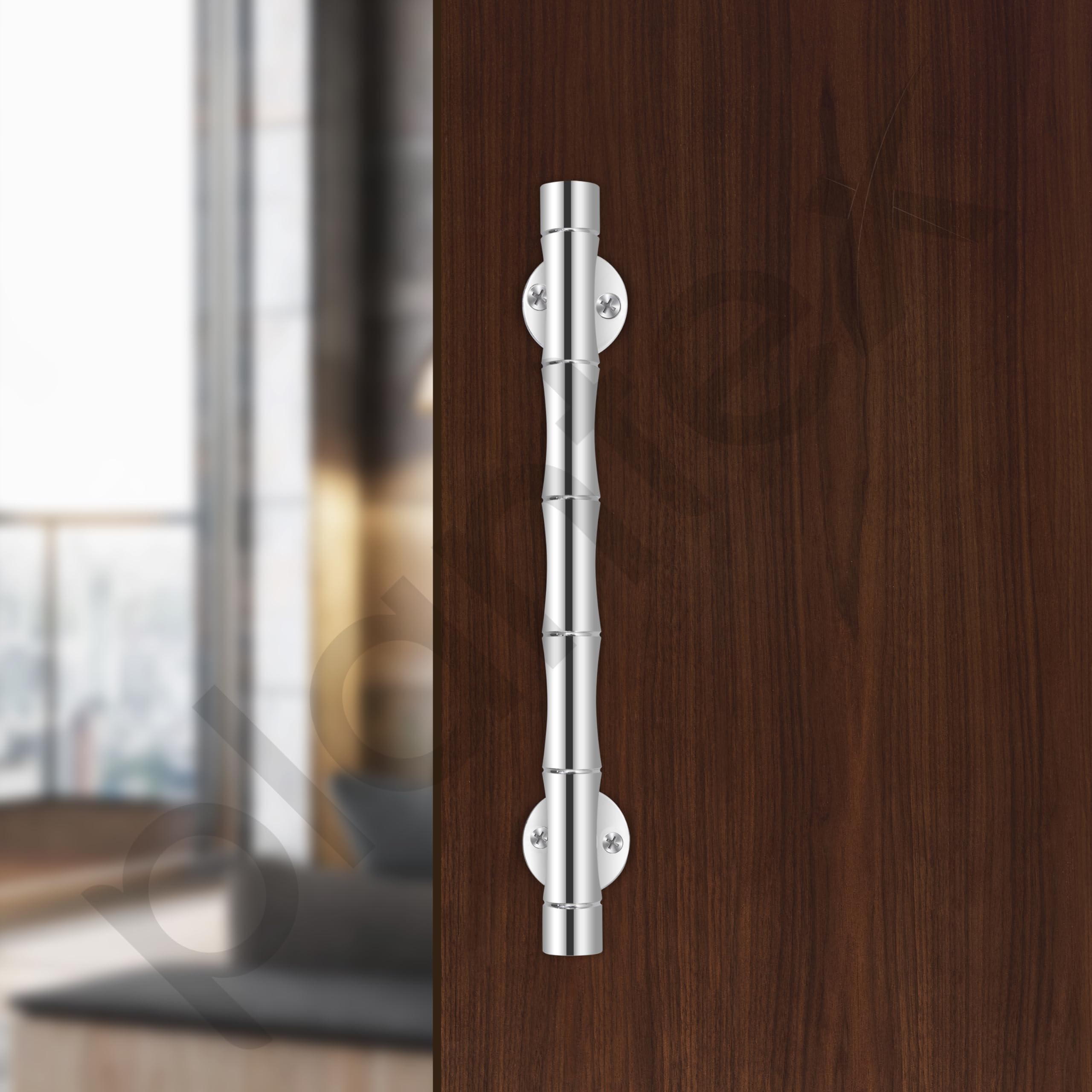 Plantex 8 Inch Heavy-Duty Stainless Steel Door Handle for Main Door/Pull Push Main Door Handle/3 Years Warranty Pack of 1 (S-140, Chrome) — Amazon image 5