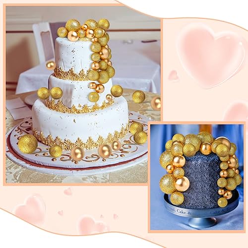 Miniatura 53 de 108 bolas para decoración de tartas, decoración de cupcakes, globos de espuma para hornear pasteles, boda, aniversario, decoración de cumpleaños