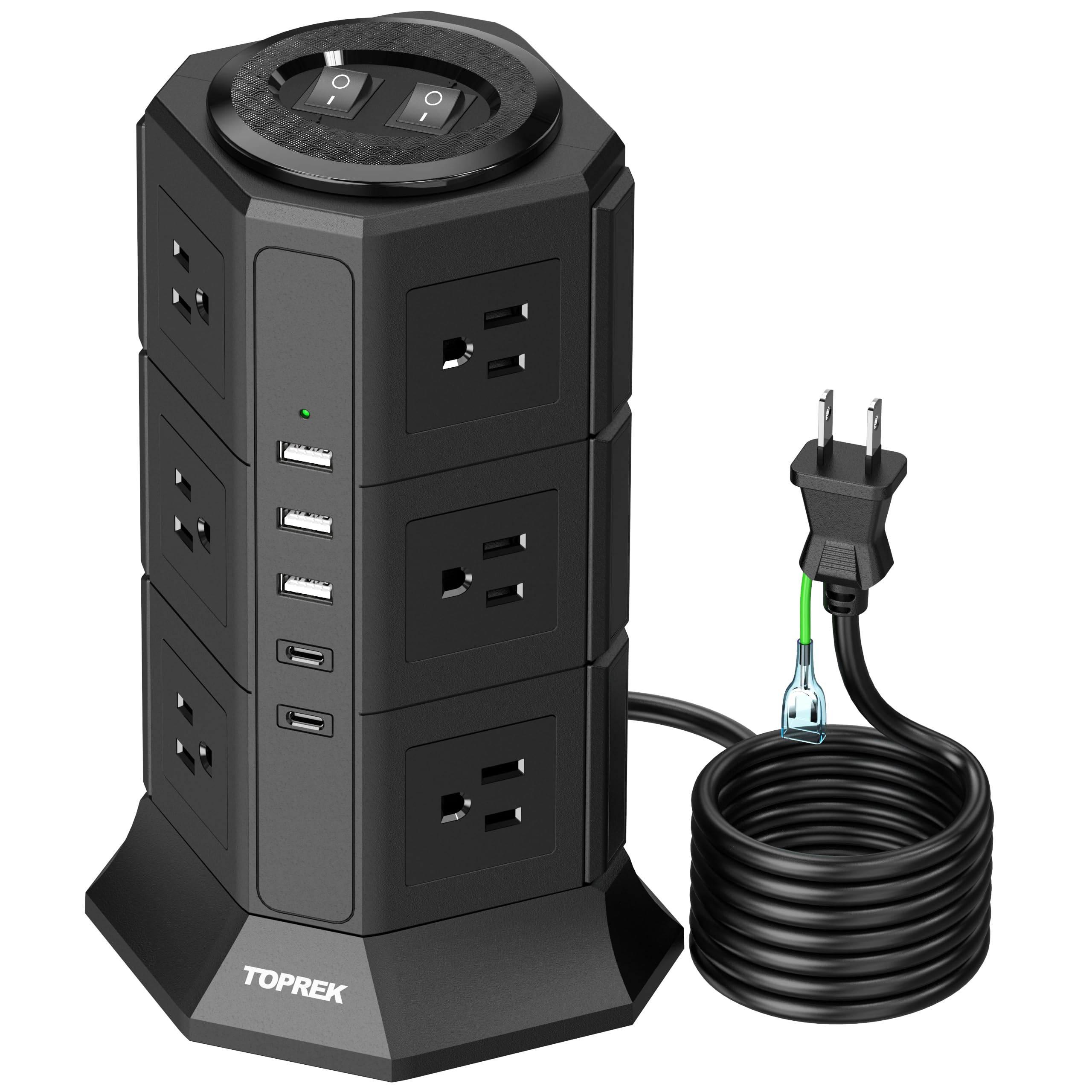 電源タップ 各種 Amazon.co.jp: TOPREK 縦型コンセント 電源タップ 延長コード 3m