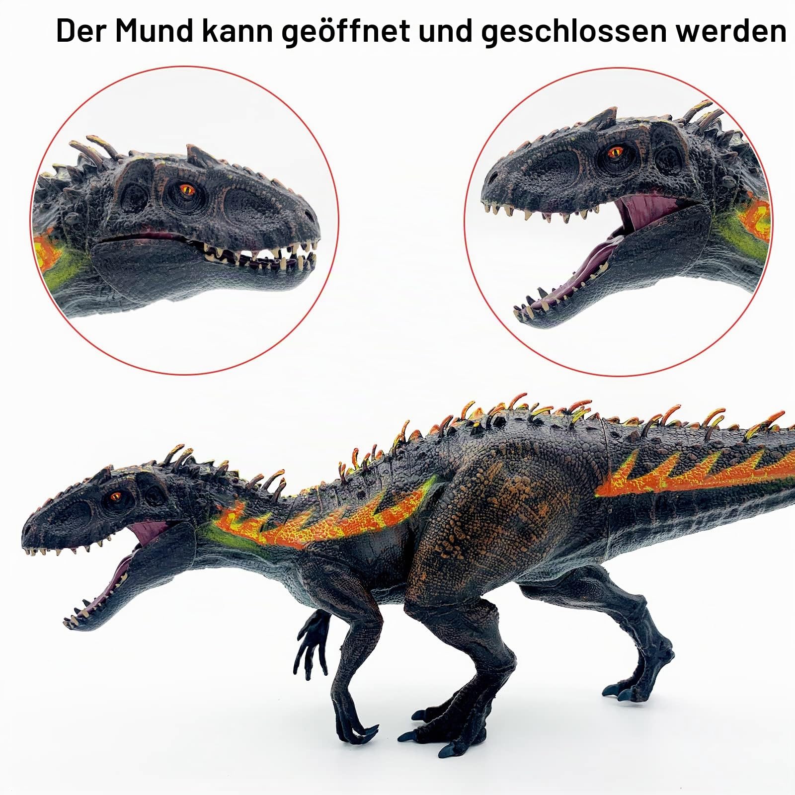 Großes Dinosaurier-Spielzeug Tyrannosaurs Rex 34CM, Dino-Spielzeugfigur, handbemalte Dinosaurier-Figuren Pädagogische Dinosaurier-Action-Figur für Sammler, Party Favor