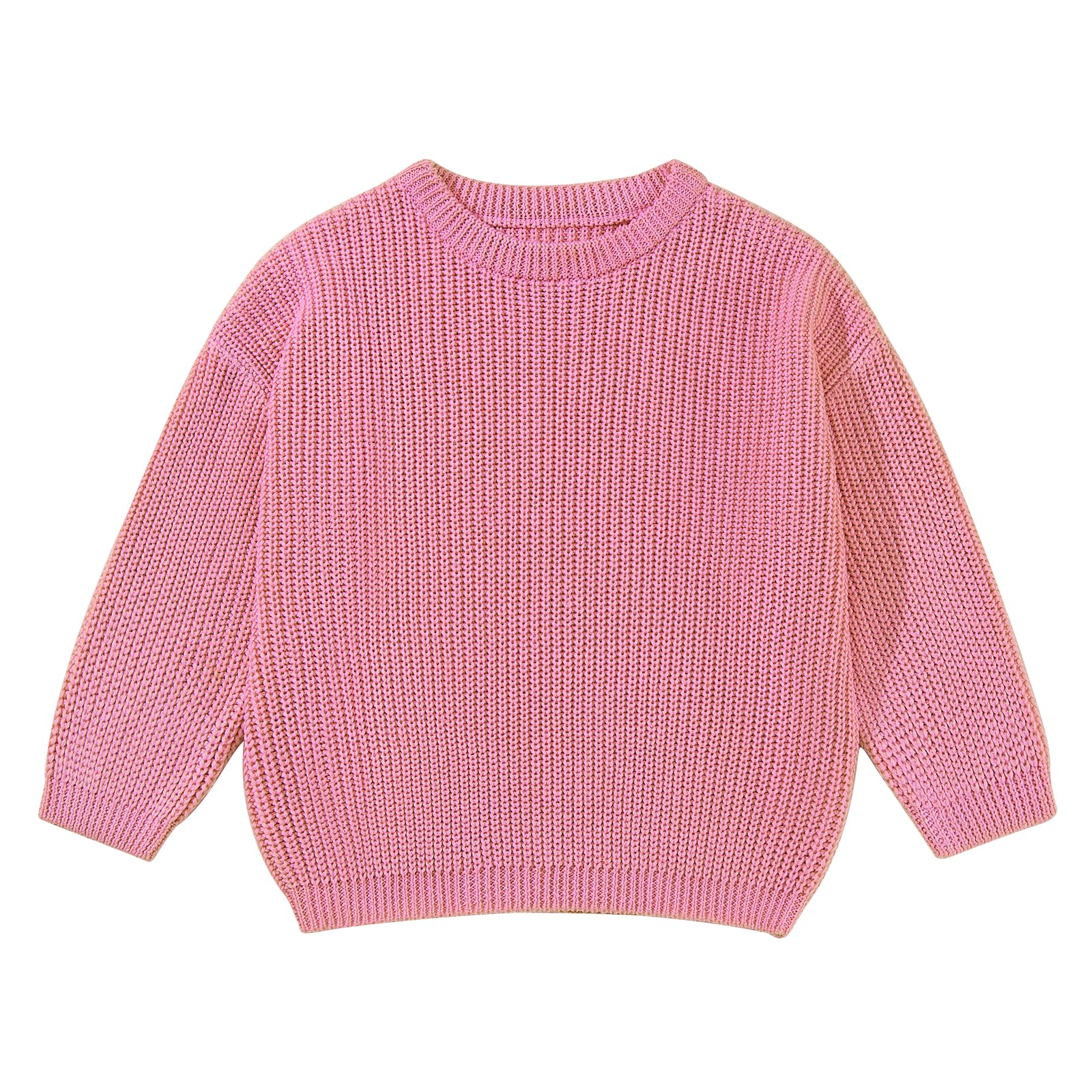 ESHOO Baby Girl Boy Knit Sweater Blouse Toddler Fall Winter Pullover Sweatshirt Warm Crewneck Long Sleeve Tops for Infant Kid