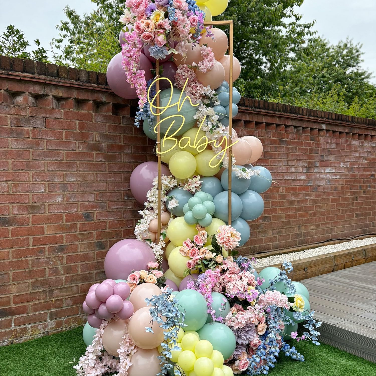 Zestaw girlandy balonowej, 150 szt., mglisty, zielony, niebieski, zmierzch, różowy, pastelowy, żółty, balony na baby shower, urodziny, ślub, ujawnienie płci, kwiaty, wiosenne dekoracje na przyjęcie