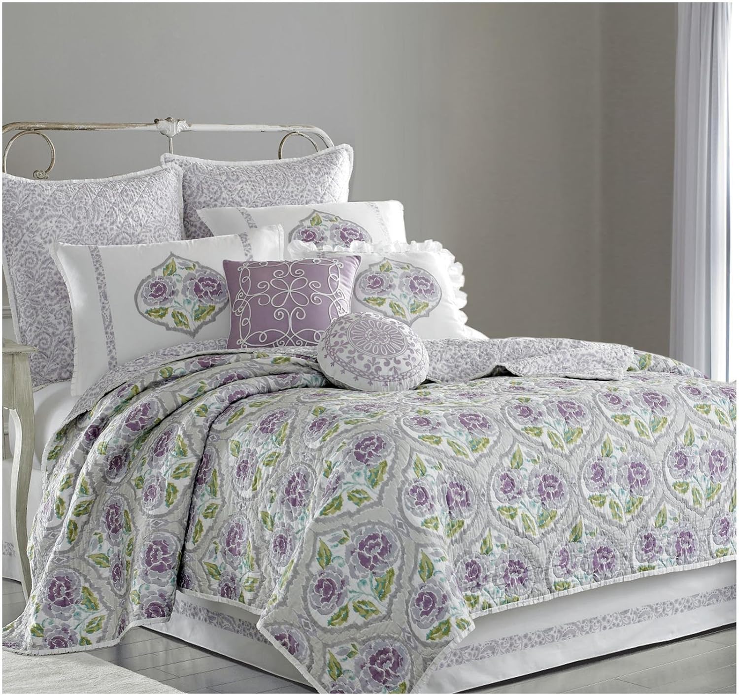Dena Home French Lavender Quilt, Twin Home & Kitchen