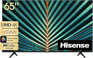 Hisense 65A7GV - 65 inch 4K Ultra HD VIDAA Smart TV,Dolby Vision HDR, Built in Amazon Alexa, with Voice Remote (Canada Model)