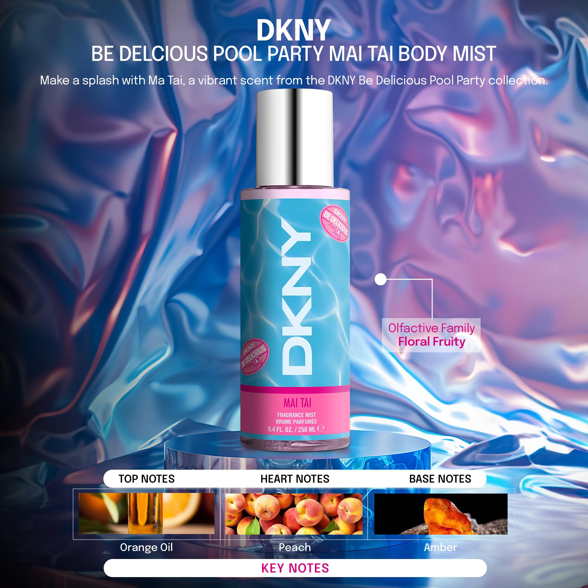 Be Delicious Pool Party Mai Tai by Donna Karan dla kobiet - 8,4 uncji Zapach Mgła