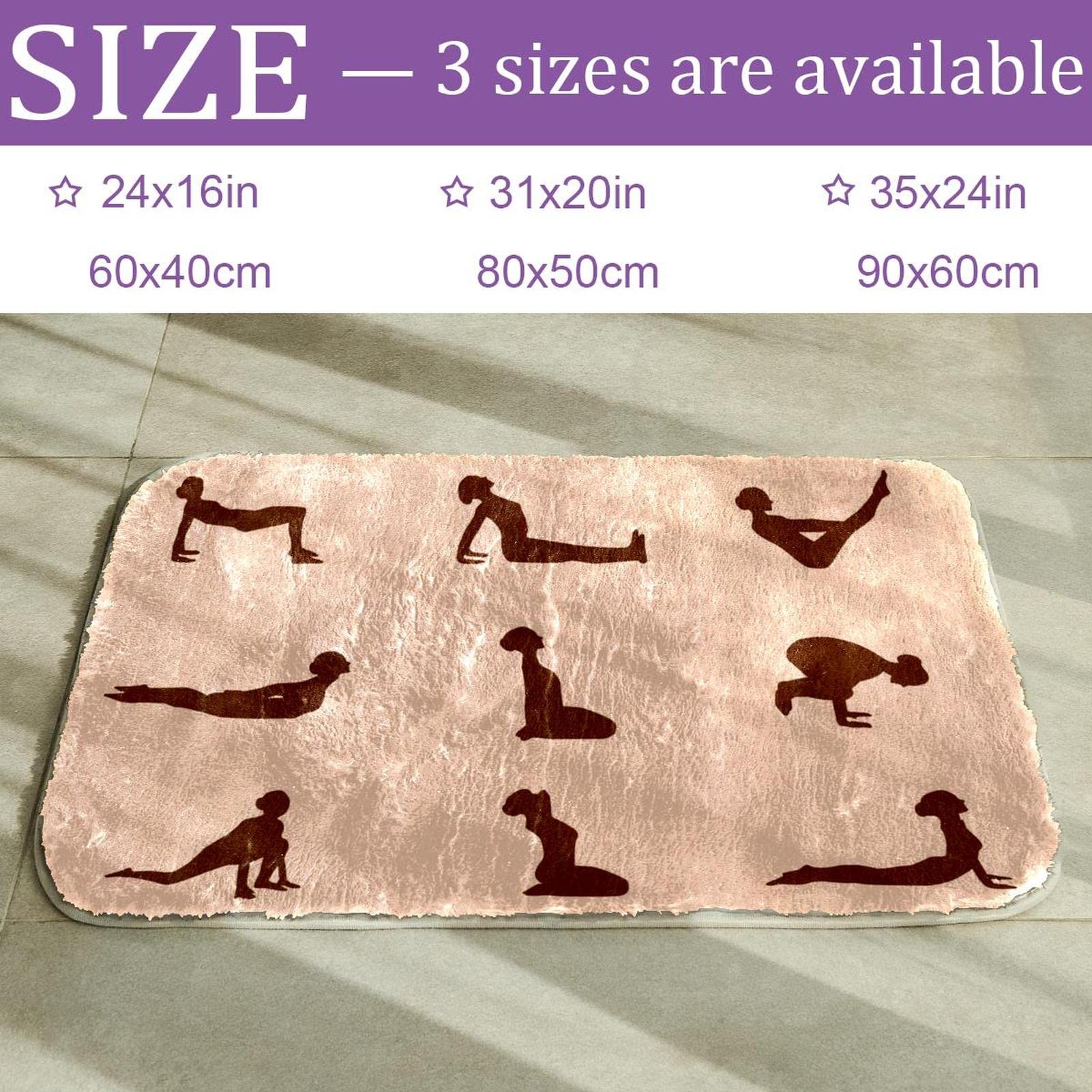 Tapis à poils longs ultra doux en fausse fourrure pour pose de yoga