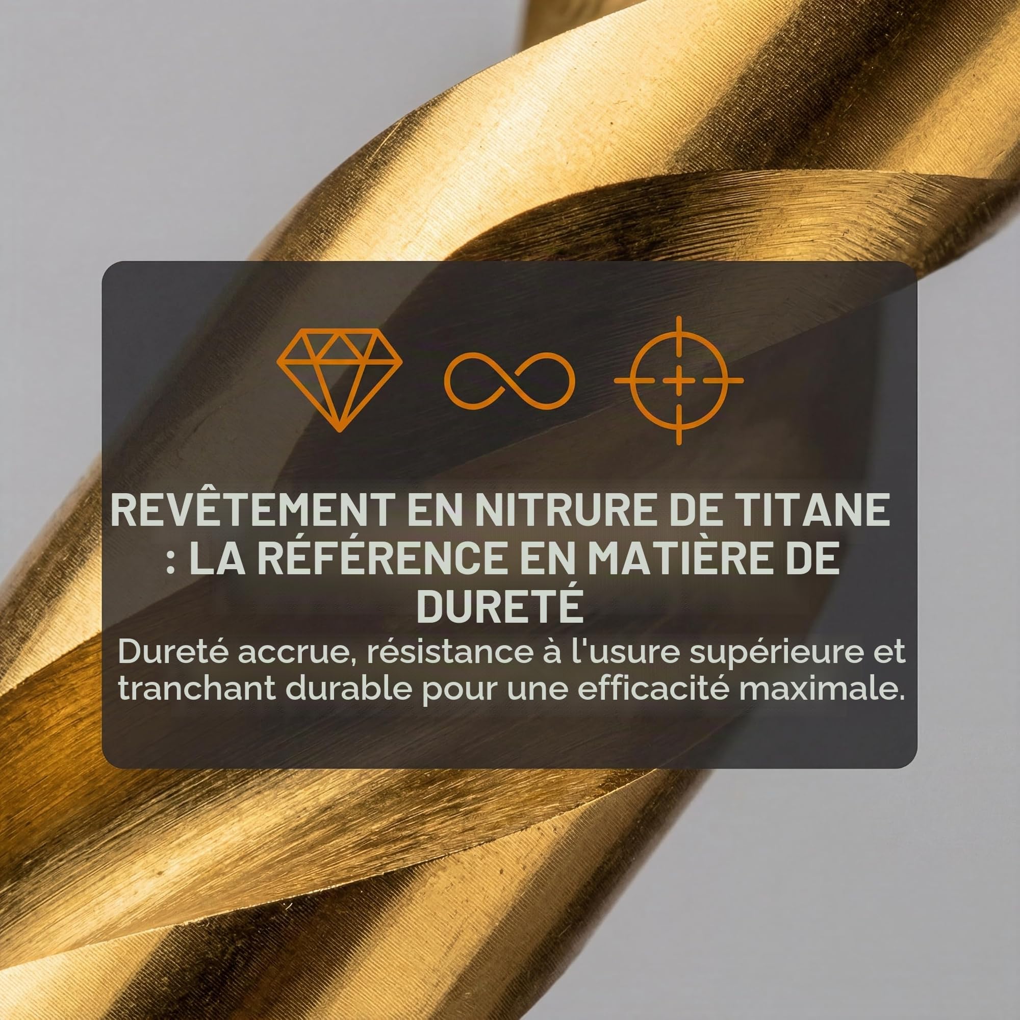 Lot de 230 forets hélicoïdaux à métal 1 à 13 mm HSS avec revêtement en titane DIN338 avec cartouche de forets, pour métal, bois, réparation et atelier