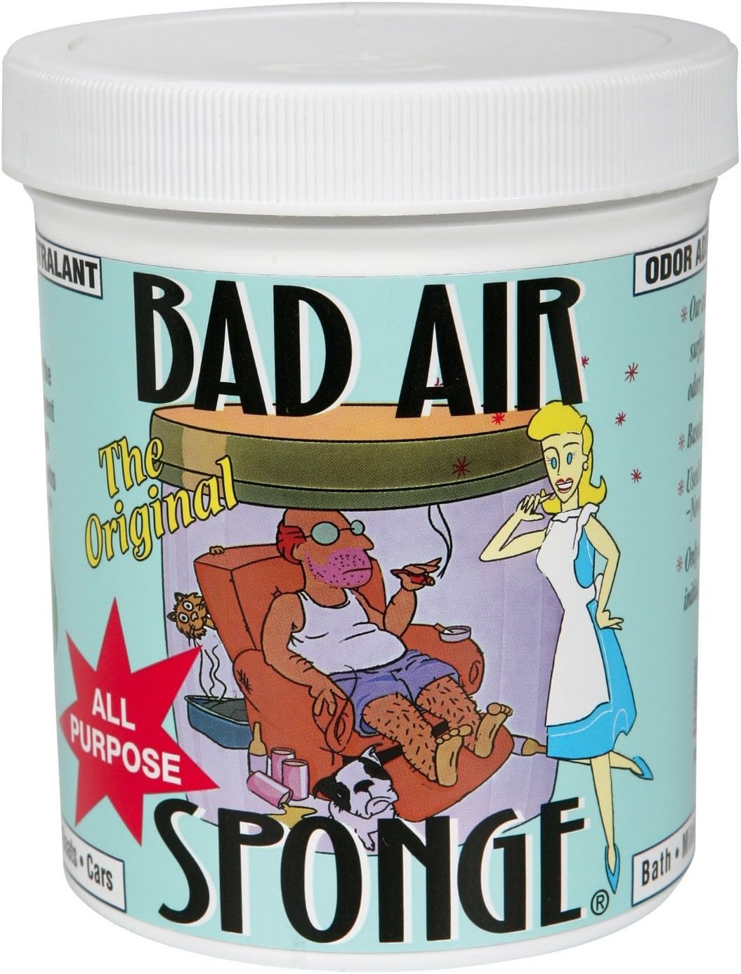 Bad Air Sponge Odor Neutralant Neutralizes and Absorbs