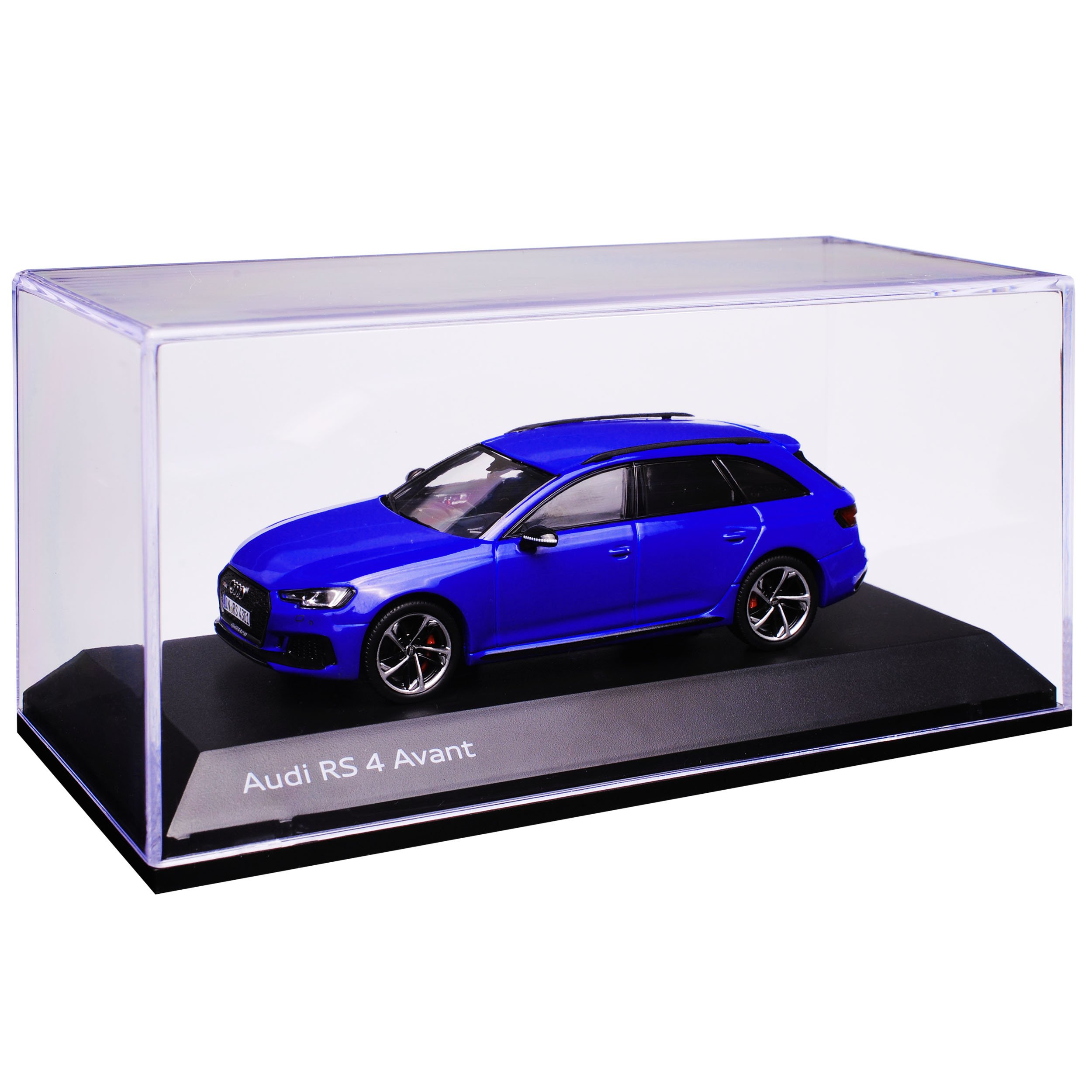 A*u*d*i A4 RS4 B9 Avant Kombi Nogaro Blau Ab 2015 1/43 Spark Modell Auto