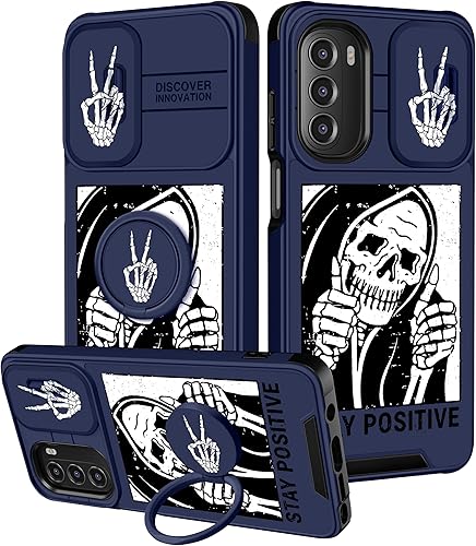 Funda 2 en 1 para Moto G Power 5G 2023 para mujeres y niñas, linda funda de teléfono femenina, adolescente, niñas, diseño de dibujos animados de